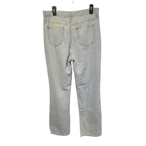 S.O.N.G. 90s Junior 13/31 Y2J Boyfriend Jeans Hi Rise Distressed Denim Hip Hop - Picture 2 of 8